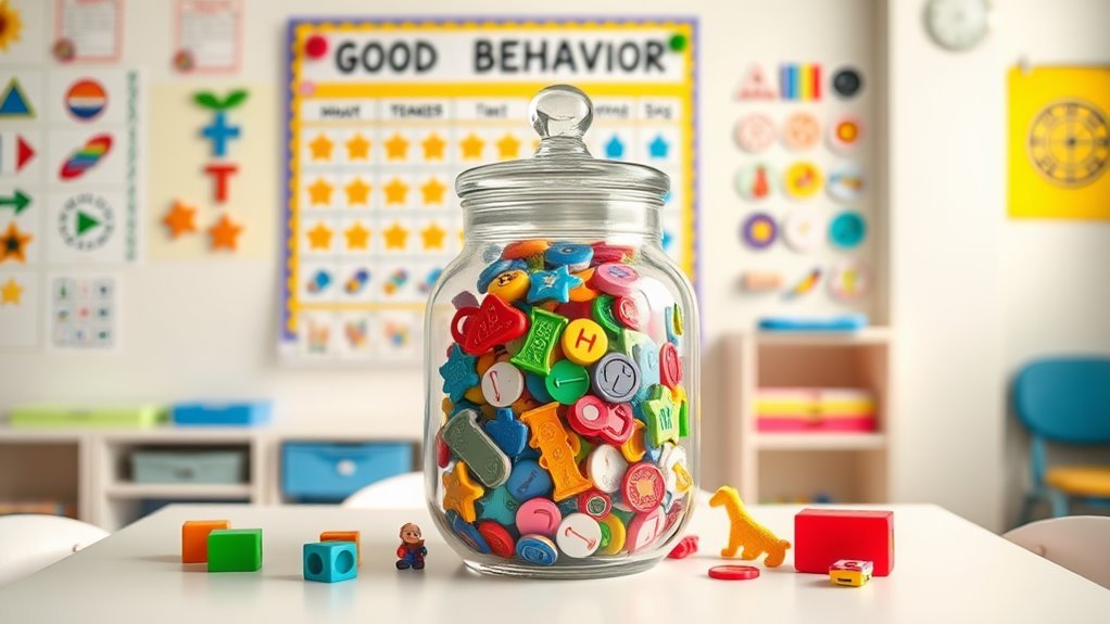 magnetic reward jar system